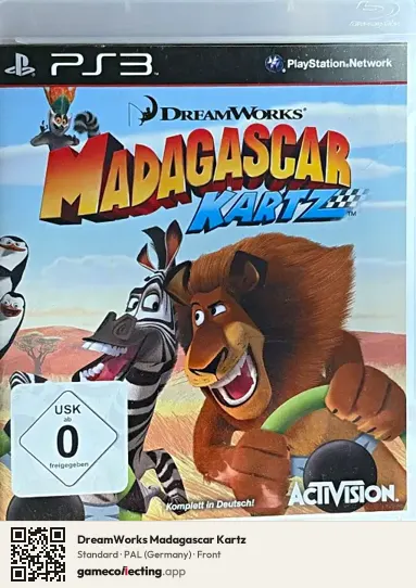 DreamWorks Madagascar Kartz PlayStation 3, Germany box front