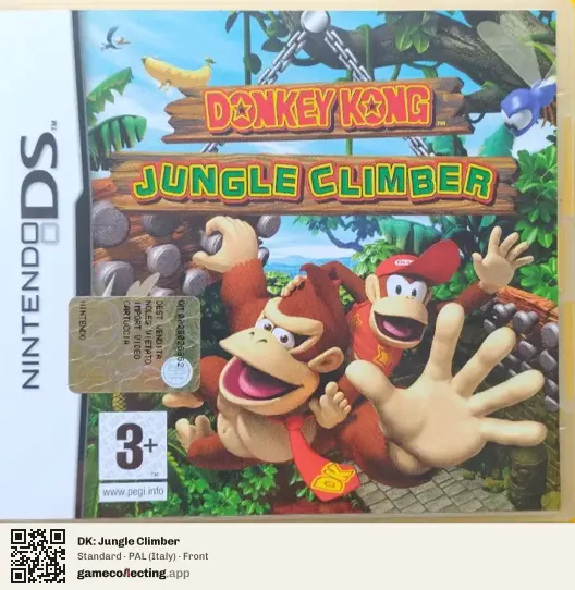 DK: Jungle Climber Nintendo DS, Italy box front