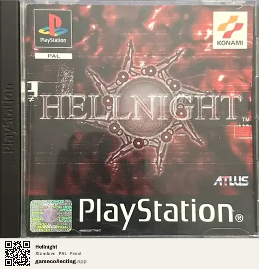 Hellnight PlayStation, PAL box front