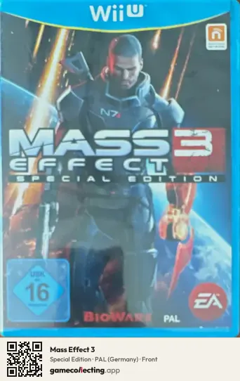 Mass Effect 3 Nintendo Wii U, Germany box front