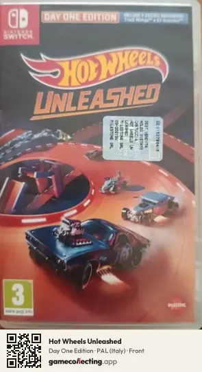 Hot Wheels Unleashed Nintendo Switch, Italy box front
