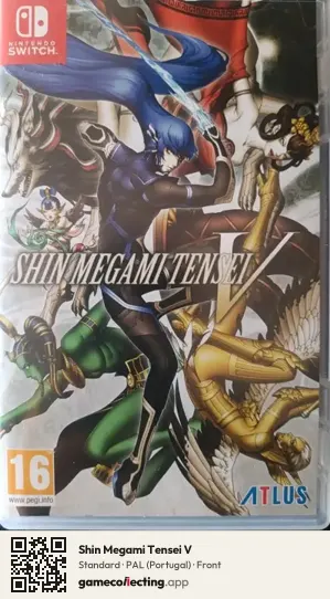 Shin Megami Tensei V Nintendo Switch, Portugal box front