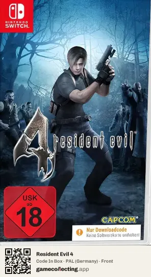 Resident Evil 4 Nintendo Switch, Germany box front