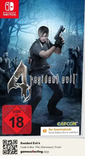 Resident Evil 4 Nintendo Switch, Germany box front