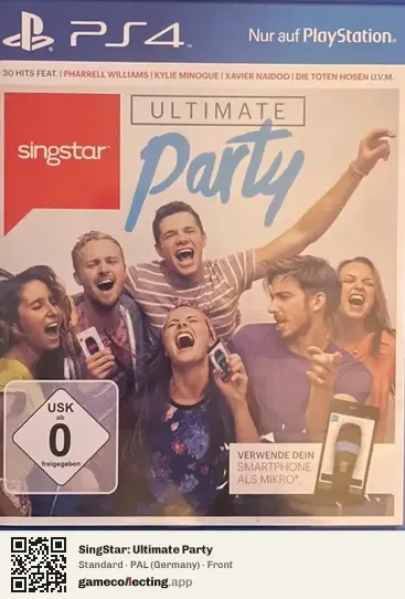 SingStar: Ultimate Party PlayStation 4, Germany box front