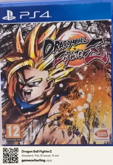 Dragon Ball FighterZ PlayStation 4, France box front
