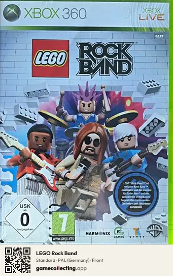 LEGO Rock Band Xbox 360, Germany box front