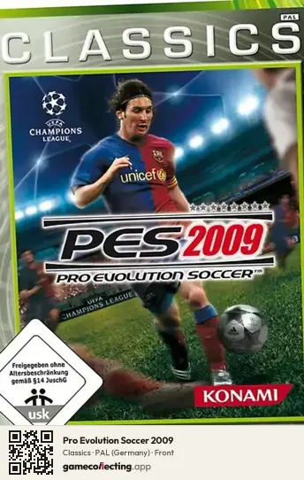 Pro Evolution Soccer 2009 Xbox 360, Germany box front