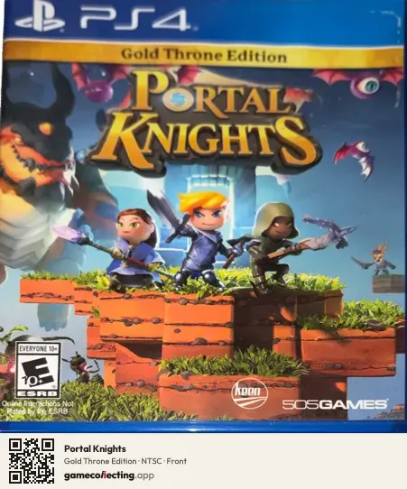 Portal Knights PlayStation 4, NTSC box front