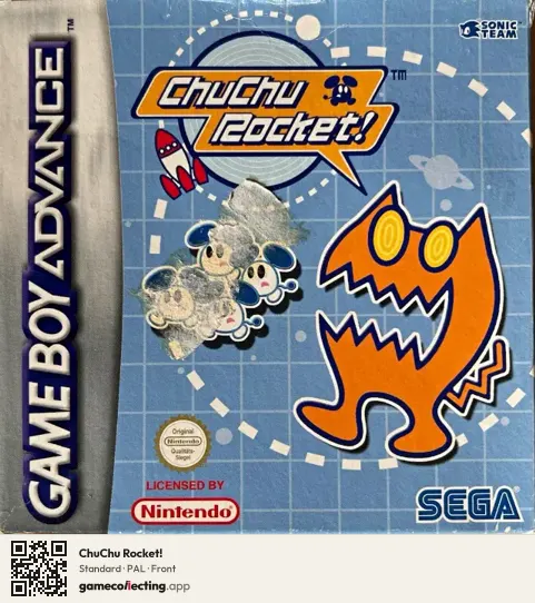 ChuChu Rocket! Game Boy Advance, PAL box front