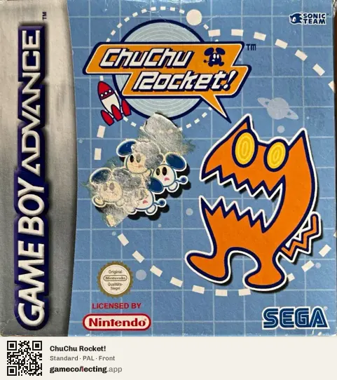 ChuChu Rocket! Game Boy Advance, PAL box front