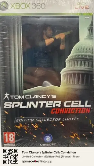 Tom Clancy's Splinter Cell: Conviction Xbox 360, France box front