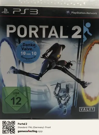 Portal 2 PlayStation 3, Germany box front