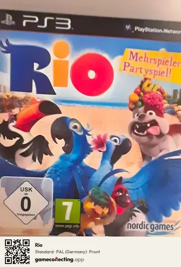 Rio PlayStation 3, Germany box front