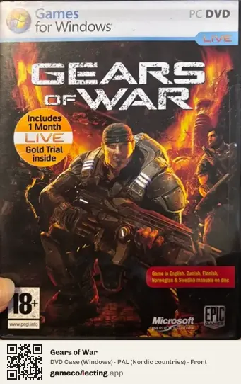 Gears of War Computer, Nordic countries box front