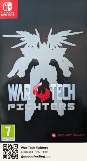 War Tech Fighters Nintendo Switch, PAL box front
