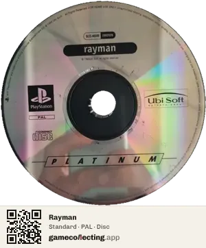 Rayman PlayStation, PAL disc