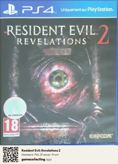 Resident Evil: Revelations 2 PlayStation 4, France box front