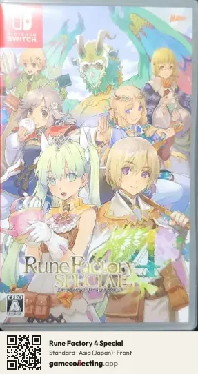 Rune Factory 4 Special Nintendo Switch, Japan box front