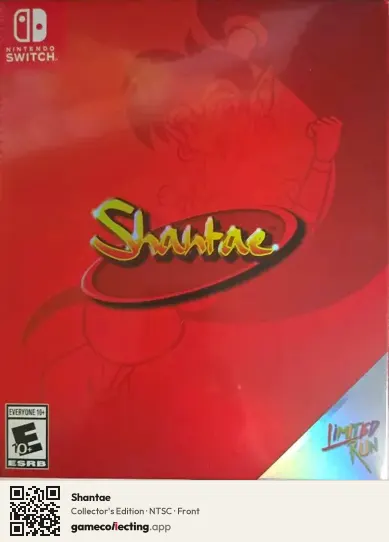 Shantae Nintendo Switch, NTSC box front