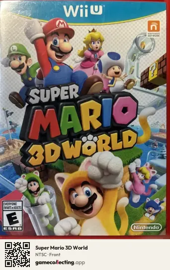 Super Mario 3D World Nintendo Wii U, NTSC box front