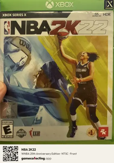 NBA 2K22 Xbox Series X, NTSC box front
