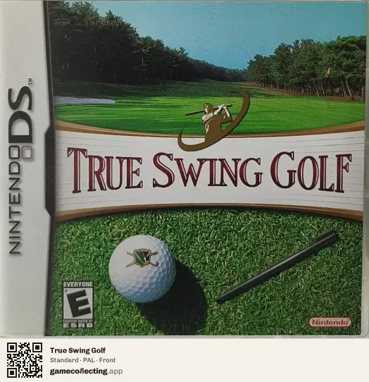 True Swing Golf Nintendo DS, PAL box front