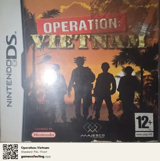 Operation: Vietnam Nintendo DS, PAL box front