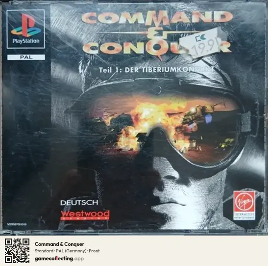 Command & Conquer PlayStation, Germany box front