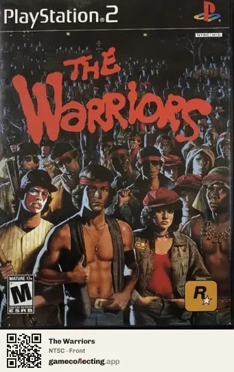 The Warriors PlayStation 2, NTSC box front