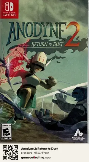 Anodyne 2: Return to Dust Nintendo Switch, NTSC box front