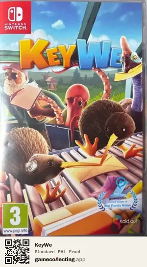 KeyWe Nintendo Switch, PAL box front