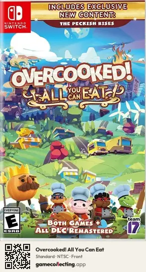 Overcooked! All You Can Eat Nintendo Switch, NTSC box front