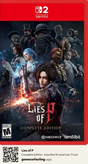 Lies of P Nintendo Switch 2, North America box front