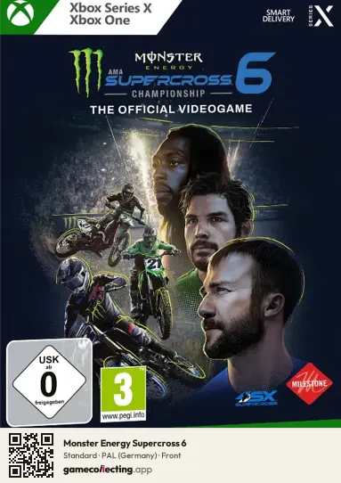 Monster Energy Supercross 6 Xbox Series X, Germany box front