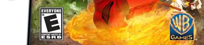 LEGO Battles: Ninjago, the ESRB box on its front
