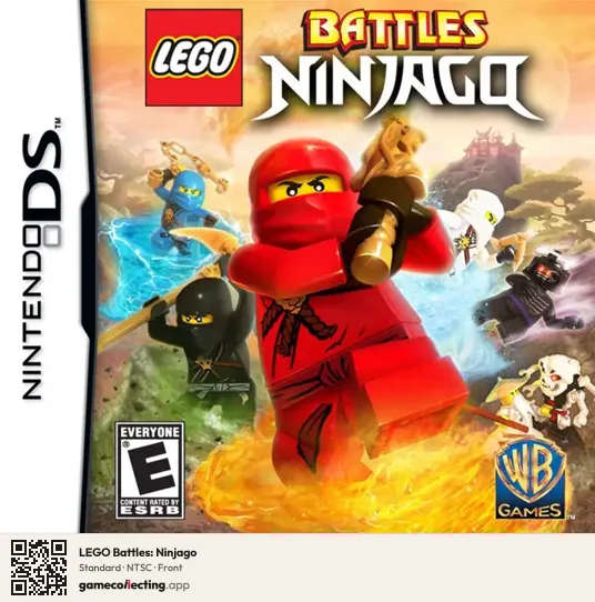 LEGO Battles: Ninjago Nintendo DS, NTSC box front