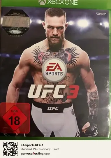 EA Sports UFC 3 Xbox One, Germany box front
