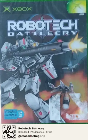 Robotech: Battlecry Xbox, France box front