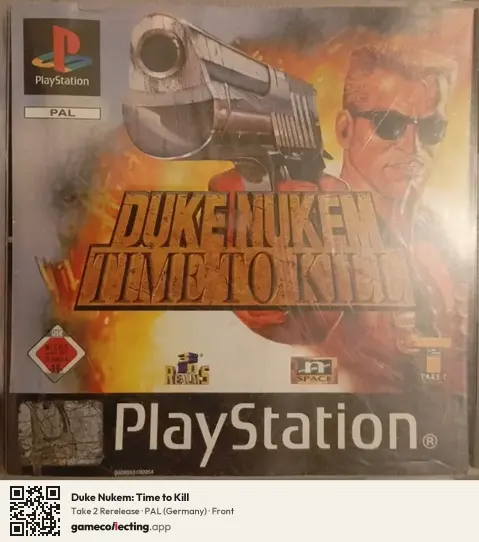Duke Nukem: Time to Kill PlayStation, Germany box front