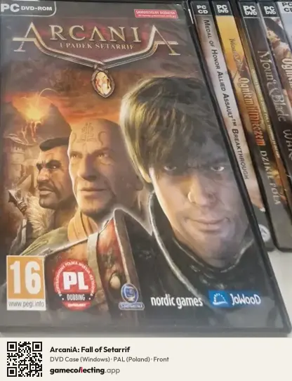 ArcaniA: Fall of Setarrif Computer, Poland box front