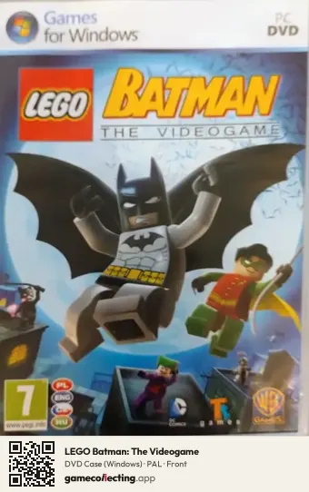 LEGO Batman: The Videogame Computer, PAL box front