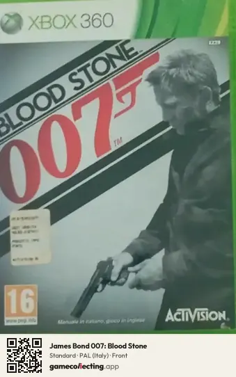James Bond 007: Blood Stone Xbox 360, Italy box front