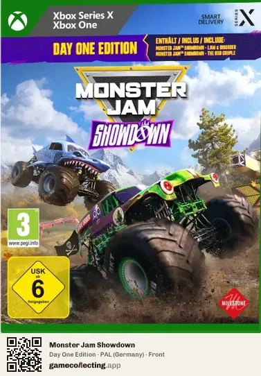 Monster Jam Showdown Xbox Series X, Germany box front