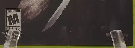 Rogue Warrior, the ESRB box on its front