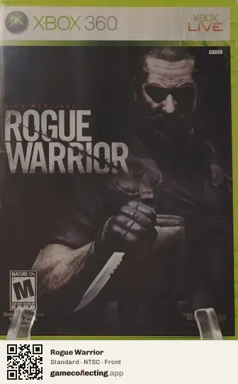 Rogue Warrior Xbox 360, NTSC box front
