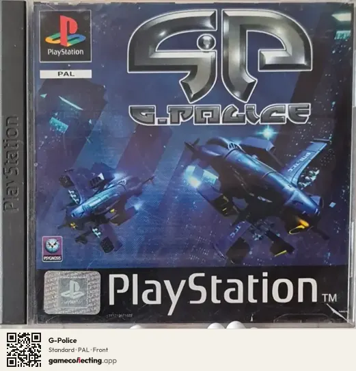 G-Police PlayStation, PAL box front