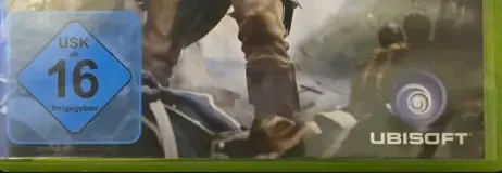 Assassin's Creed IV: Black Flag, the USK square on its front