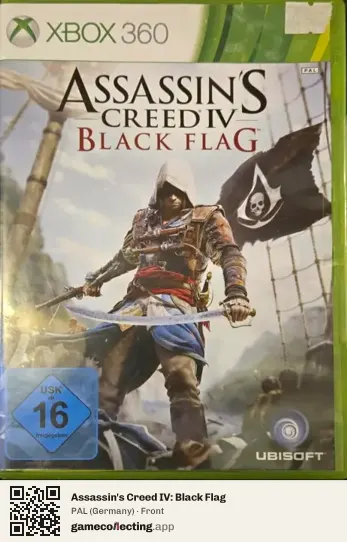 Assassin's Creed IV: Black Flag Xbox 360, Germany box front