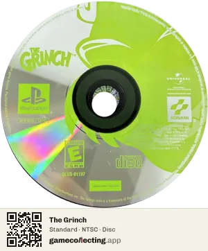 The Grinch PlayStation, NTSC disc